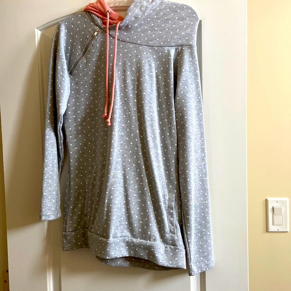 Beautiful double hooded tunic in size S